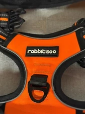 RABBITGOO DOG HARNESS BRIGHT ORANGE XL