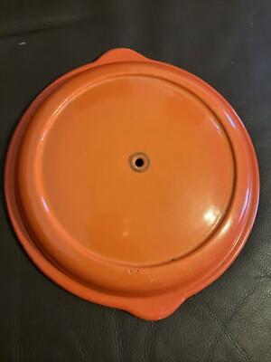 Le Creuset Ersatzdeckel Größe 20 cm ohne Griff Lecreuset orange elliptisch oval