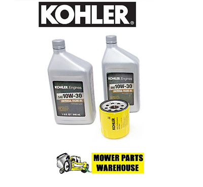2PK 10W-30 ENGINE  OIL & GENUINE OEM KOHLER PART OIL FILTER 52 050 02-S   S1 KIT