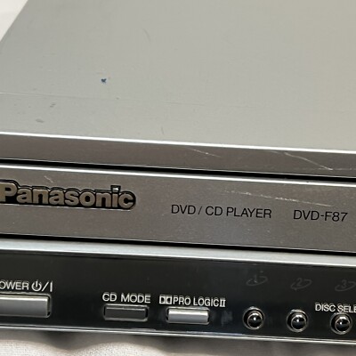 Panasonic DVD-F87 5 Disc DVD/CD Player Changer Tested Working