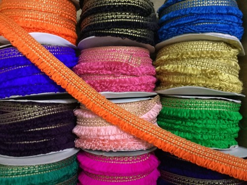 8 M LACE TRIM SEWING ARTS & CRAFT CARD/DRESS MAKING SCRAP BOOKING FRINGE RIBBON - Picture 17 of 30