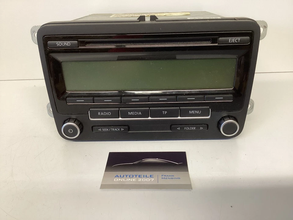 VW Tiguan Autoradio CD Player Audio System Display Anleitung 5M0035186AA - Bild 2 von 4