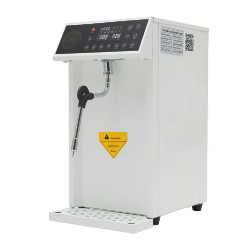 1300W Steam Milk Frother Commercial Steam Milk Foam Machine 8L Milk Frother