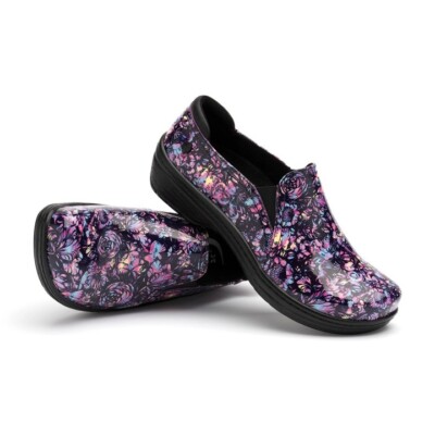 KLOGS Shoes Moxy Luxury Foliage Patent Orthotic Leather Multicolor Comfort Nurse