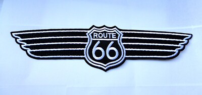 P6 Route 66 Icon of America Historic Highway Bügelbild Patch
