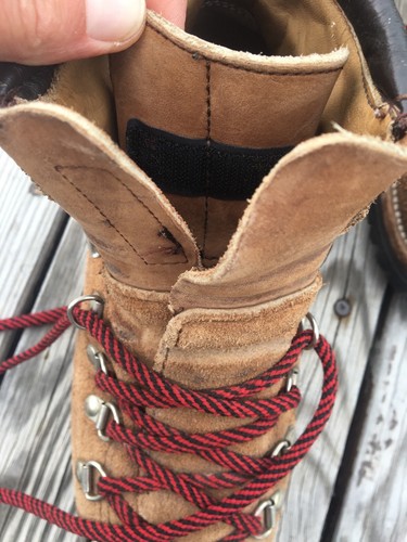 VTG DEXTER Suede Leather Hiking Boots Mountaineering Made In USA Size 6M Men’s - Picture 9 of 24