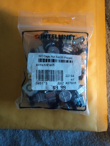 INTELLINET Network Solutions 20-Piece Cage Nut Set M6 nuts, screws & washers NEW - Photo 11/11