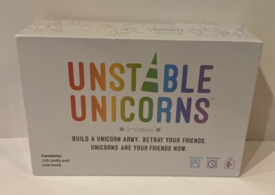 Unstable Unicorns Base Game Kids Teens Adults - J4