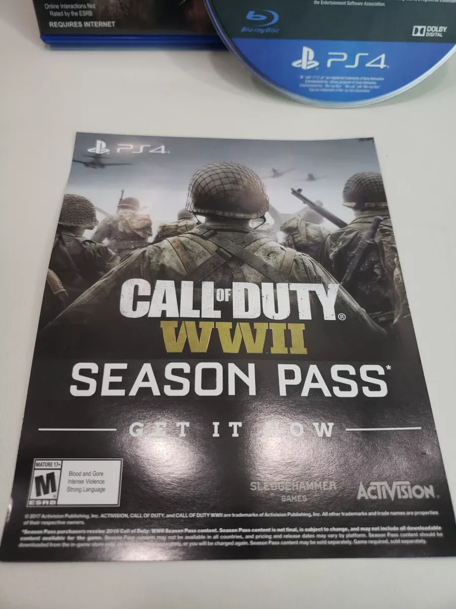 Best Buy: Call of Duty: WWII Season Pass PlayStation 4 [Digital] Digital  Item