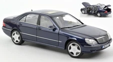 MERCEDES BENZ S55 AMG 2000 BLUE METALLIC 1/18 183817 Norev