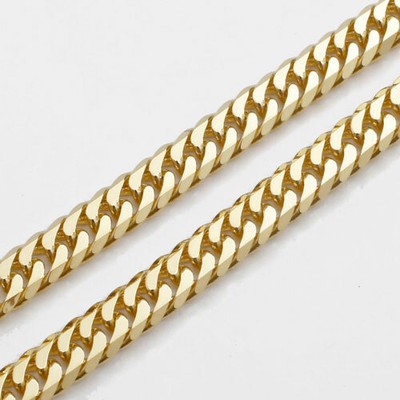 Double Curb Link Chain Bracelet 7 