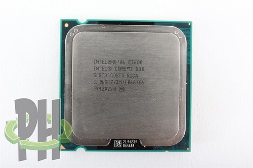 Lot of 8 Intel Core 2 Duo E7600 3.06GHz 3MB 1066MHz SLGTD LGA 775 CPU Processor - Picture 2 of 3