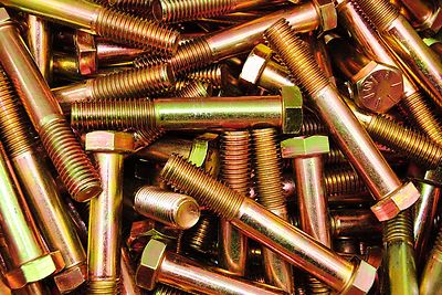 (20) Hex Head 5/8-11 x 4'' Grade 8 Bolts Yellow Zinc Cap Screws