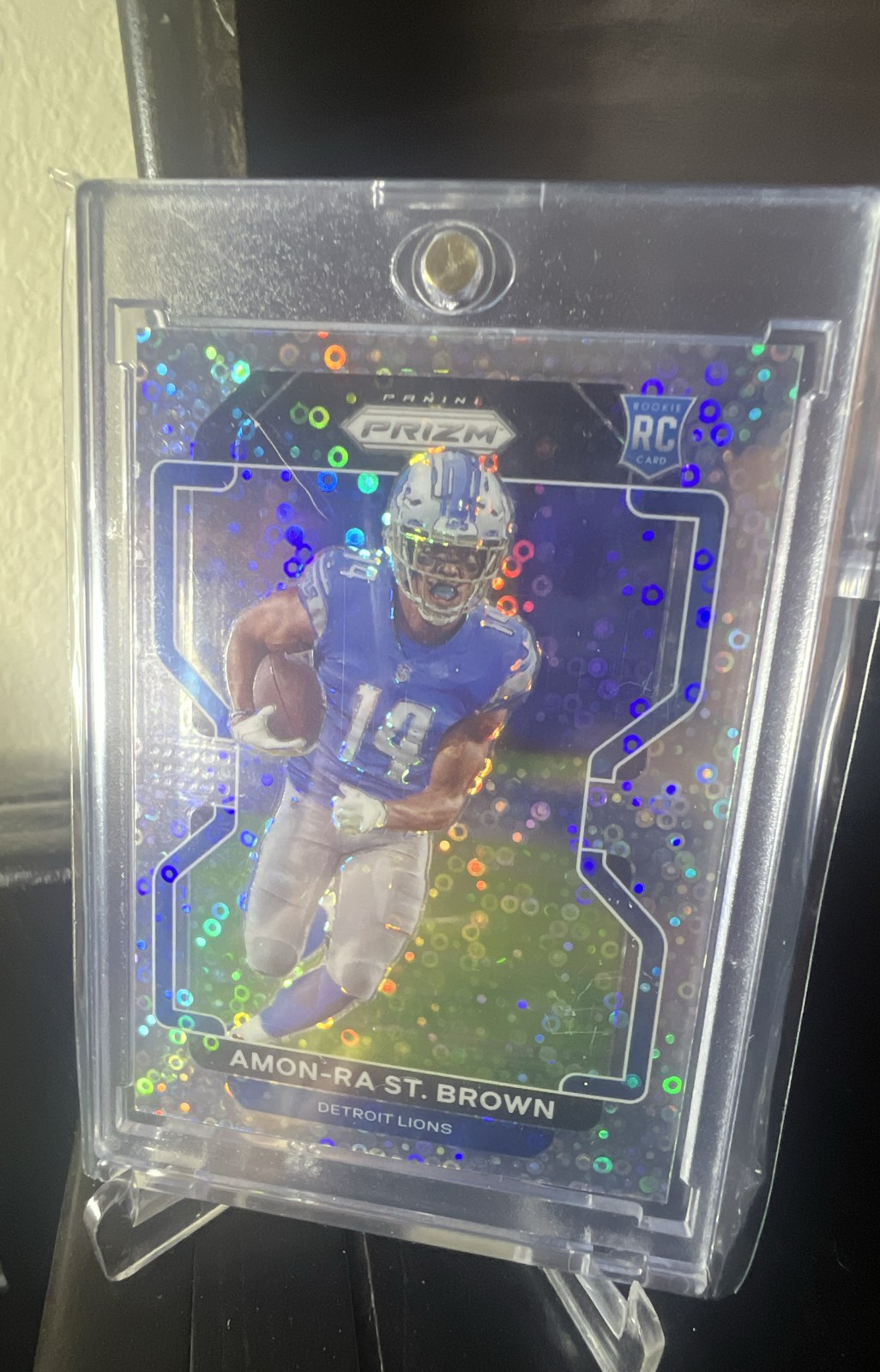 2021 Panini Prizm - Rookie Variation Amon-Ra St. Brown #V-358 No Huddle Prizm  