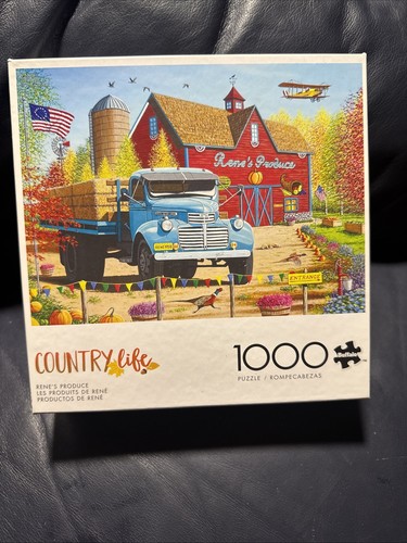 Country Life Rene's Produce 1000 Teile Puzzle komplett Buffalo Games & Puzzles