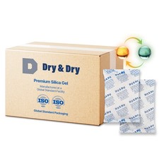 500 gram X 40 PK "Dry  Dry" Food Grade Orange Indicating Silica Gel Packets