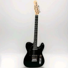 ELECTRIC GUITAR WITH A CUSTOM REVERSE TELE STYLE HEADSTOCK