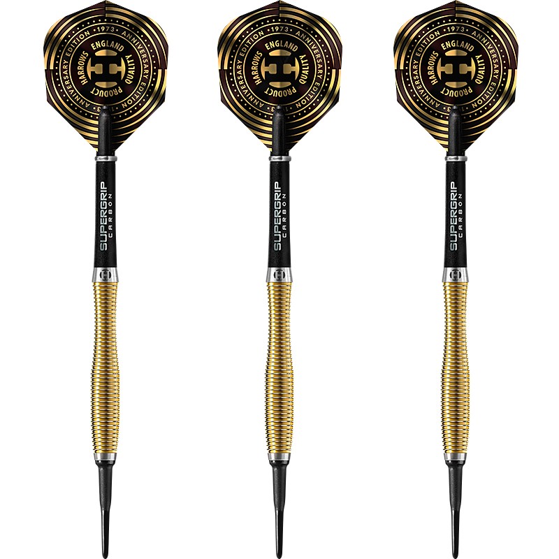 Harrows Softdarts V-Wing 50 Years Golden Anniversary Edition 90 Tungsten NEU 14690₽
