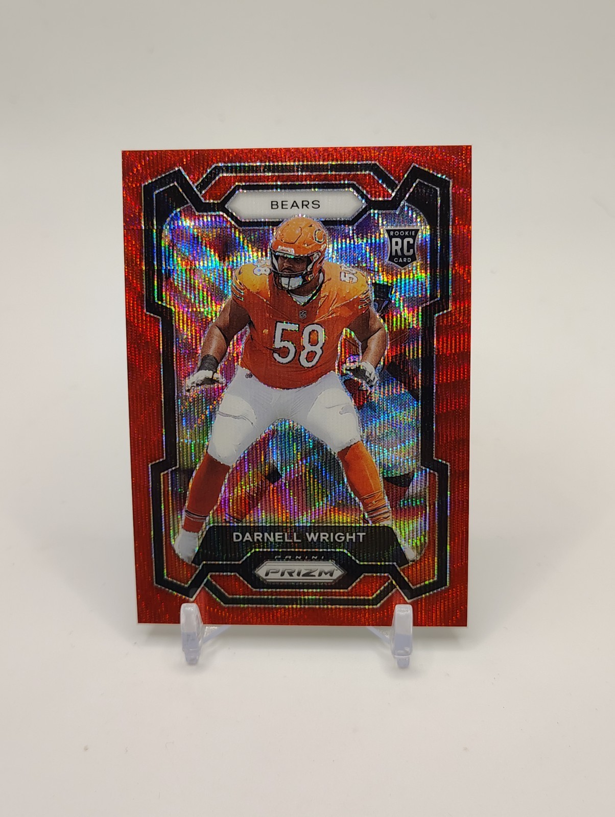 2023 Panini Prizm Rookie Darnell Wright #313 Red Wave Prizm /149