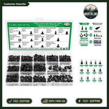 516PCS Computer Screws - Carbon Steel Black Zinc Plated Variety Pack