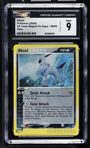 Absol graded CGC 9 for sale on eBay
