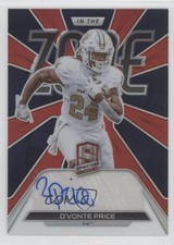 2022 Panini Chronicles Draft Picks Red 13/75 D'Vonte Price #Z-DVP Auto 0nr3