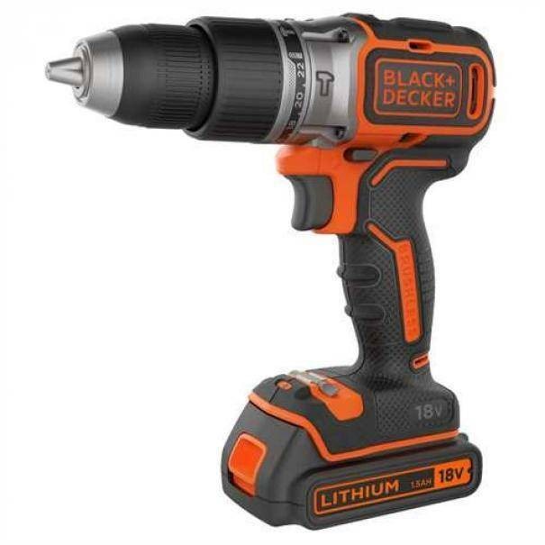 Offerta Black+Decker BL188KB-QW: Trapano Brushless 18V 2 Batt + Valigetta