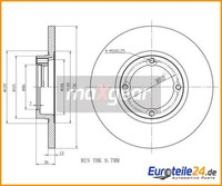 2 St. Bremsscheibe Maxgear 19-0702 Vorderachse FüR Chevrolet