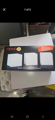 Tenda Nova MW6 Mesh WiFi System 3-Pack AC1200 Whole Home Router 6000 sq ft New