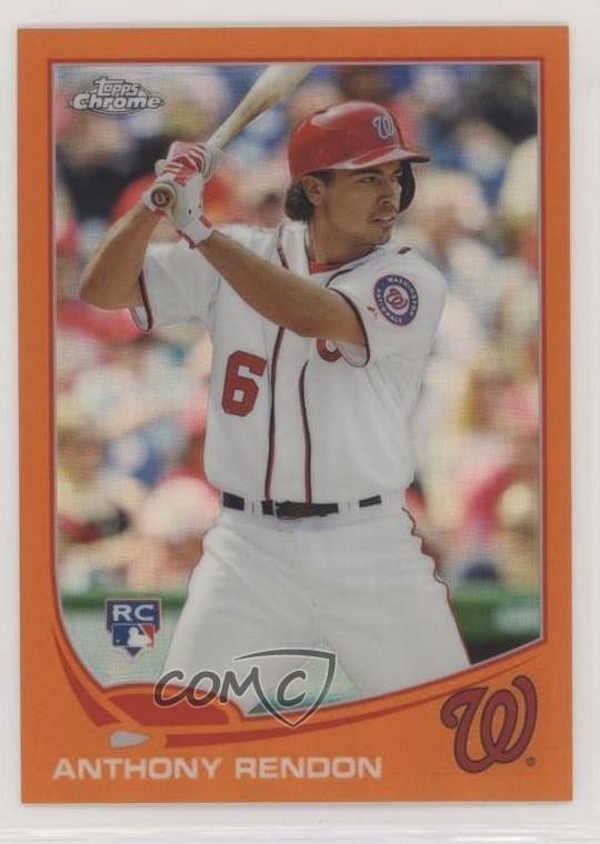 2013 Topps Chrome Retail Orange Refractor Anthony Rendon #128 e9y