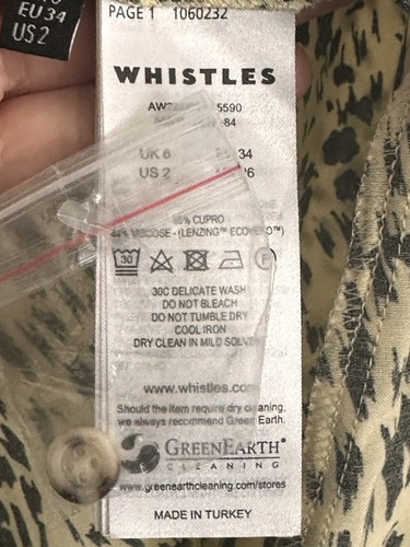 Whistles Midi Dress UK Size 6 EU34 - Picture 8 of 8