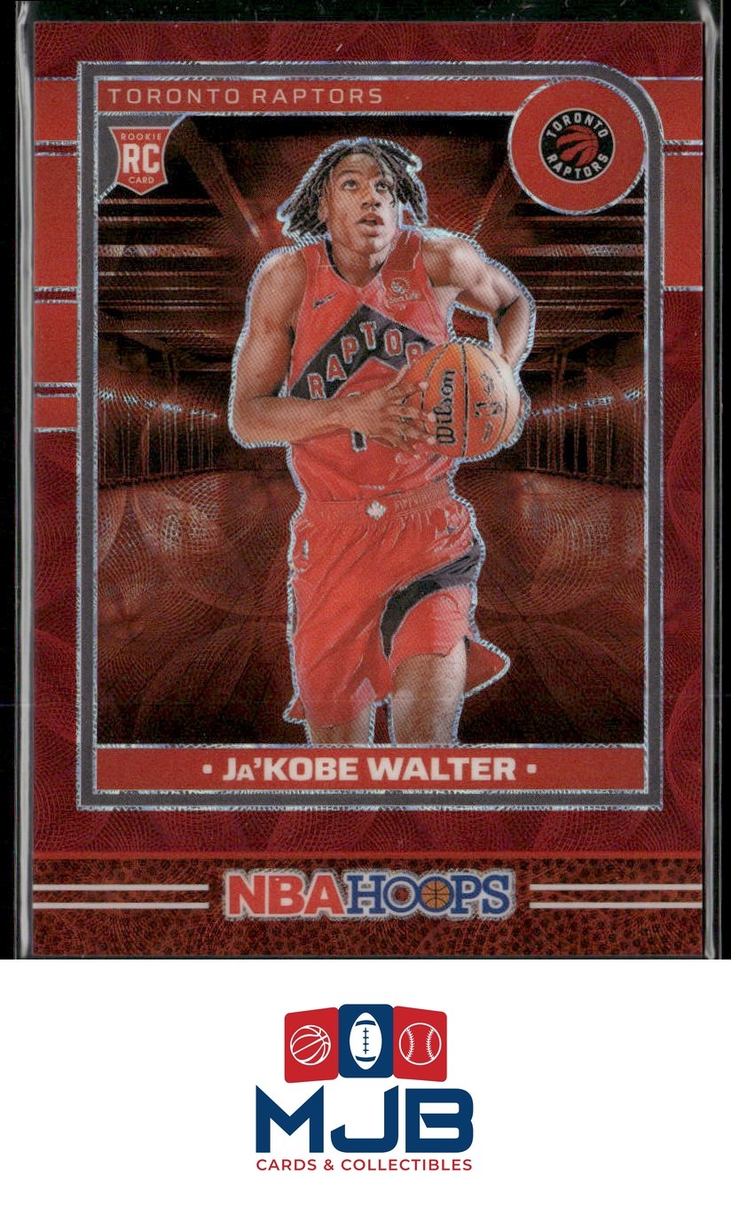 2024-25 Hoops Ja'Kobe Walter Premium Prizms Scope Red #/49 Rookie #249