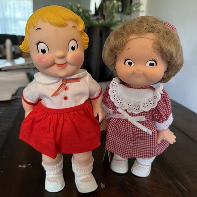 Vtg Campbell's Soup Kids Dolls Boy & Girl Special Edition Figures 