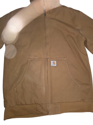 Chaqueta Carhartt para mujer forrada Sherpa con capucha lona tostada XL forrada  - Imagen 3 de 6