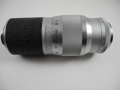 LEICA SCREW MOUNT 135/4.5 HEKTOR IN VERY CLEAN SHAPE PERFECT GLASS
