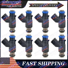 DELPHI GM 12613412 50LB TRUCK HEIGHT SET OF 8 FUEL INJECTORS FLOW MATCHED