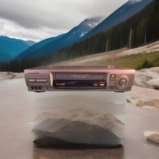 Panasonic Blue Line VCR PV-VS4820 4-Head Hi-Fi VHS Player Recorder No Remote