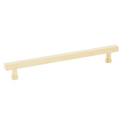 Schaub 211082-UNBR NOHO, Cabinet Pull, Square, 10'' cc, Unlacquered Brass
