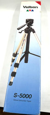 Velbon S-5000 Deluxe Camcorder Tripod with Fluid Panhead