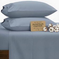 Egyptian Cotton Sheets King Size - 18 Inch Extra Deep Pocket King Sheets Dust...