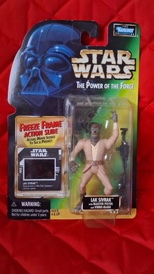 Kenner Star Wars POTF Lak Sivrak Figur 1997 Blaster Vibro-Blade Freeze Frame