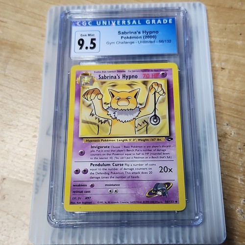 Sabrina's Hypno (Unlimited) graded CGC 10 for sale on eBay
