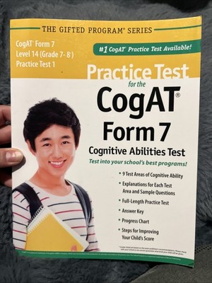 Practice Test for the CogAT Form 7 Level 14 (Grade 7-8) MATH VERBAL  B-149