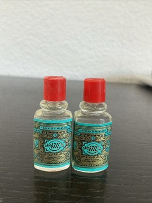 2x 4711 - Echt Kölnisch Wasser ! Probe ! Flasche - Flakon ! NAGELNEU und ''VOLL''