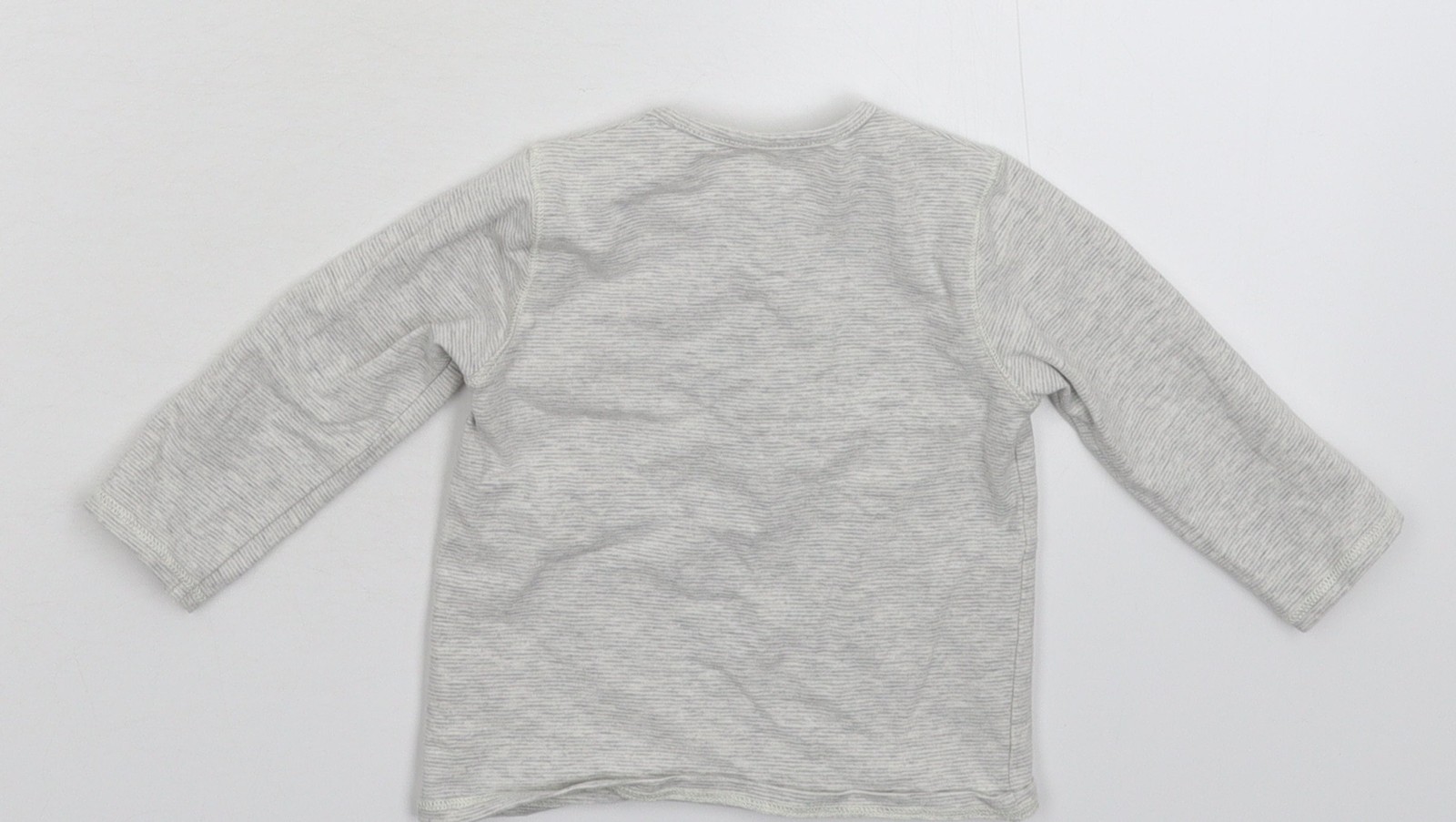 Baby UK Size 3-6 Months George Grey Basic T-Shirt image 2