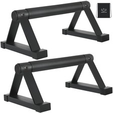 Wood push up bars Parallettes bars Anti-slip Handstand Bars for Calisthenics, Fi
