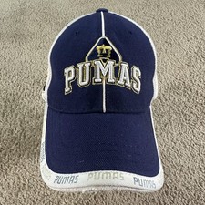 Pumas UNAM Hat Cap Strap Back Mens One Size Blue Liga MX Soccer Football