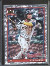 2026 Topps Series 1 - Jose Ramirez #T91-69 Crackle Foil - Guardians