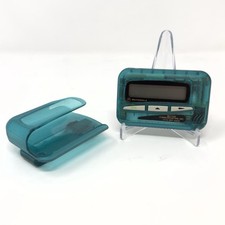 Vintage Motorola Ultra Express FLX Clear Blue Compact Beeper Pager Tested Works