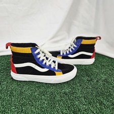 VANS SK8-HI 46 MTE DX SKATE SHOES TACT Black/Surf The Web US Kids 3.0